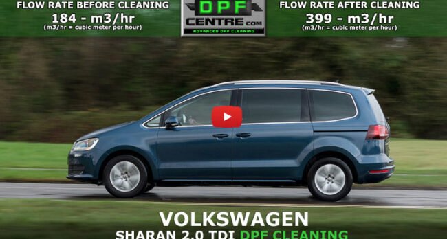 VOLKSWAGEN SHARAN 2.0 TDI DPF CLEANING DPF Cleaning