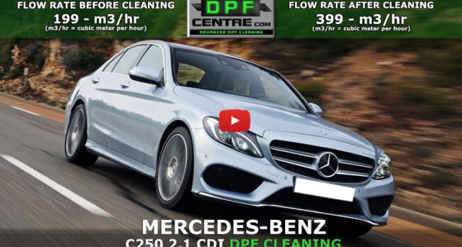 MERCEDES-BENZ C250 2.1 CDI DPF CLEANING DPF Cleaning
