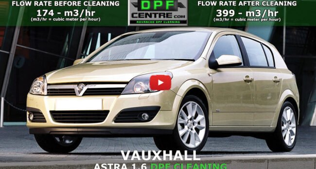 VAUXHALL ASTRA 1.6 DPF CLEANING DPF Cleaning
